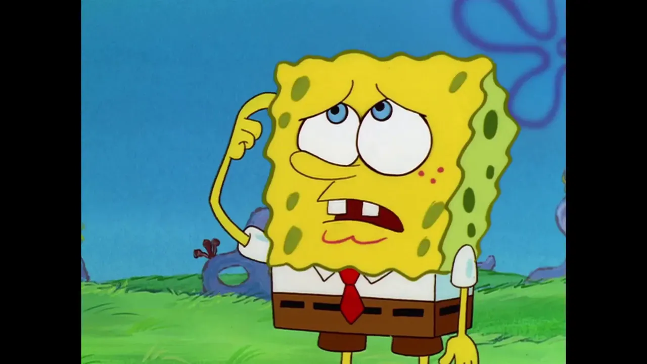 SpongeBob sings 'In My Blood' by Shawn Mendes - acoustic version