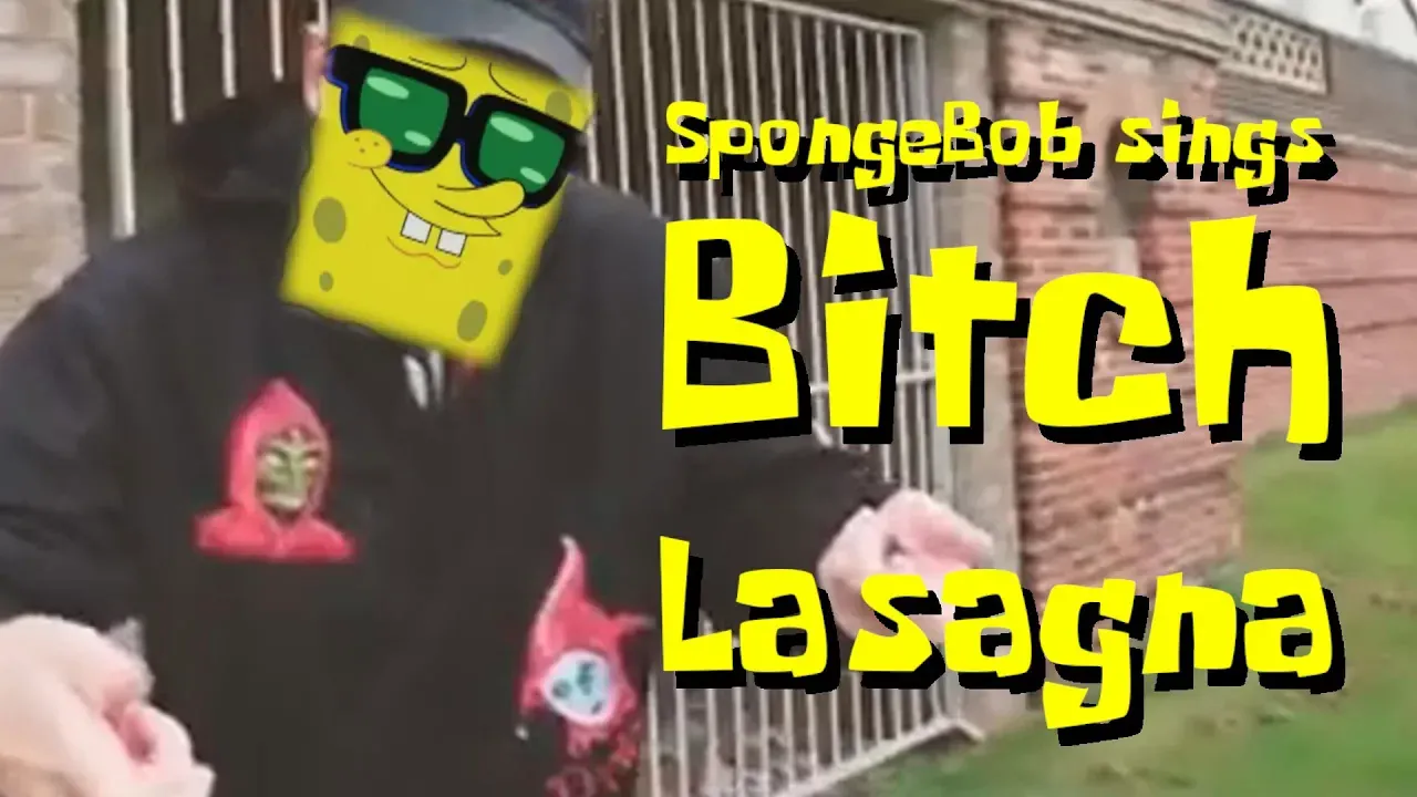 SpongeBob sings 'Bitch Lasagna' by PewDiePie (T-SERIES DISS TRACK)